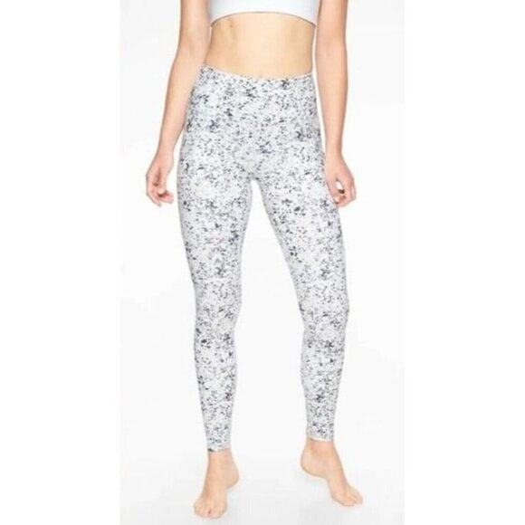 Athleta Sandstone Stash Pocket Salutation Tight High Waisted Leggings M - Picture 1 of 10